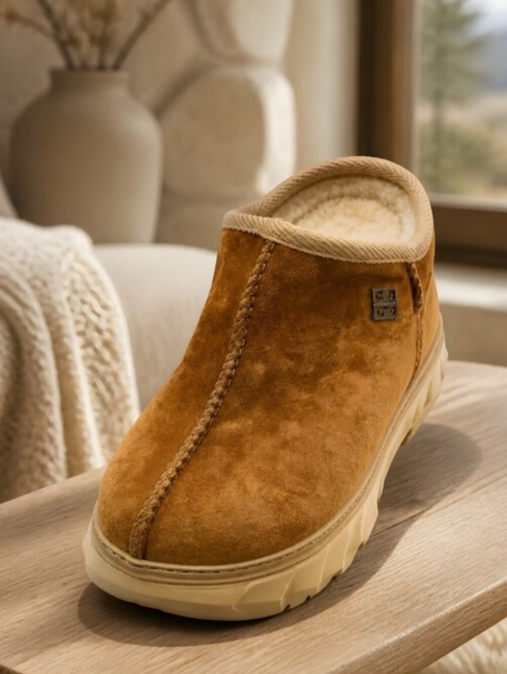 Givenchy Winter Mallow Suede Mule (also referred to as the Marshmallow slipper)